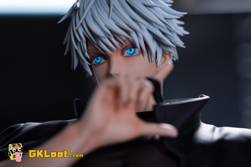 ZanyJoke & FANTASY Studio Jujutsu Kaisen Satoru Gojo Statue w/ LED - View 2 ZanyJoke & FANTASY Studio Jujutsu Kaisen Satoru Gojo Statue w/ LED - View 2