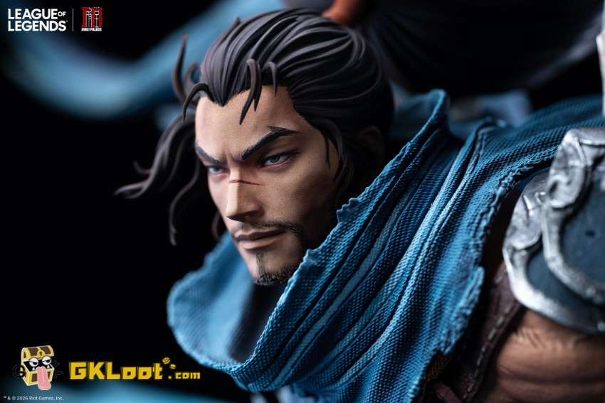 Jimei Palace Studio League of Legends Yasuo Statue w/ LED - View 7 Jimei Palace Studio League of Legends Yasuo Statue w/ LED - View 7