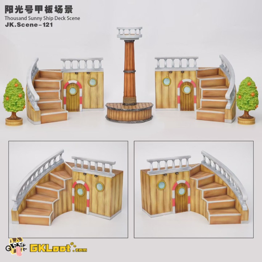 JacksDo Studio Thousand Sunny Ship Deck Scene of One Piece - View 2 JacksDo Studio Thousand Sunny Ship Deck Scene of One Piece - View 2