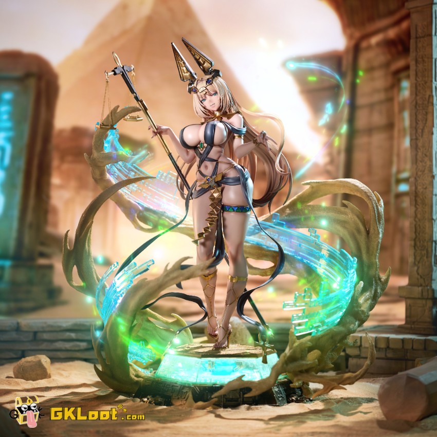 Skin & Hobbysakura Studio 1/4 Original Pharaoh Girl Statue w/ LED - View 1 Skin & Hobbysakura Studio 1/4 Original Pharaoh Girl Statue w/ LED - View 1