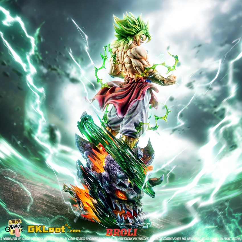 Yi Shou Studio Dragon Ball Broly Statue w/ LED - View 1 Yi Shou Studio Dragon Ball Broly Statue w/ LED - View 1