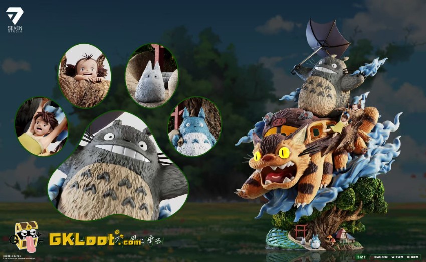 Seven Studio My Neighbor Totoro Totoro Statue w/ LED - View 3 Seven Studio My Neighbor Totoro Totoro Statue w/ LED - View 3
