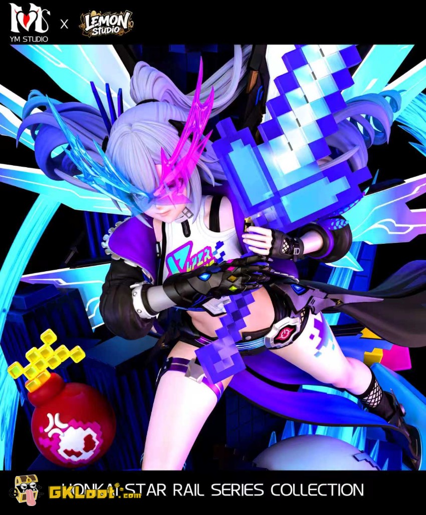 Lemon & YM Studio 1/4 Honkai: Star Rail Silver Wolf Statue w/ LED - View 6 Lemon & YM Studio 1/4 Honkai: Star Rail Silver Wolf Statue w/ LED - View 6