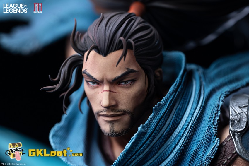 Jimei Palace Studio League of Legends Yasuo Statue w/ LED - View 14 Jimei Palace Studio League of Legends Yasuo Statue w/ LED - View 14