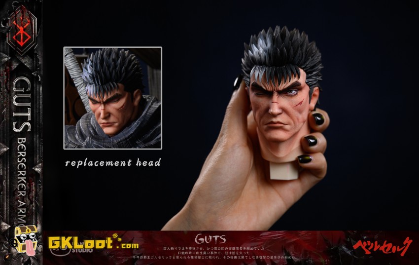 Panda Studio 1/4 Berserk Guts Statue - View 8 Panda Studio 1/4 Berserk Guts Statue - View 8
