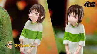 Long Miao Studio Spirited Away Chihiro & Stone Deity Statue - View 7 Long Miao Studio Spirited Away Chihiro & Stone Deity Statue - View 7