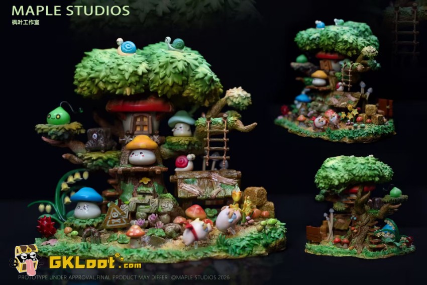 Maple Studio MapleStory Henesys Statue - View 2 Maple Studio MapleStory Henesys Statue - View 2