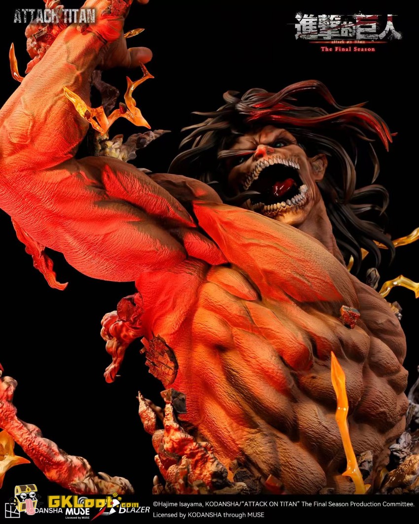 Blazer Studio Attack on Titan Eren Jaeger Bust Statue - View 14 Blazer Studio Attack on Titan Eren Jaeger Bust Statue - View 14