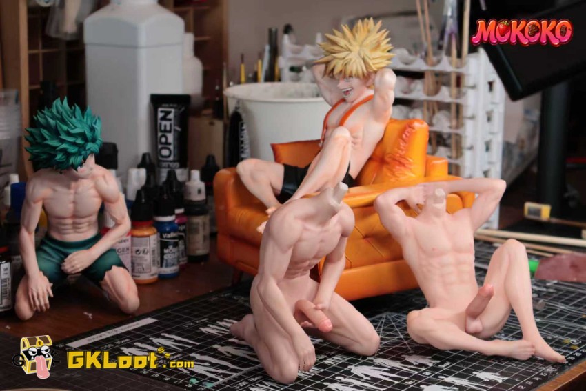 MOKOKO Studio My Hero Academia Izuku Midoriya & Katsuki Bakugo Statue - View 10 MOKOKO Studio My Hero Academia Izuku Midoriya & Katsuki Bakugo Statue - View 10