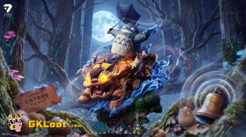 Seven Studio My Neighbor Totoro Totoro Statue w/ LED - View 2 Seven Studio My Neighbor Totoro Totoro Statue w/ LED - View 2