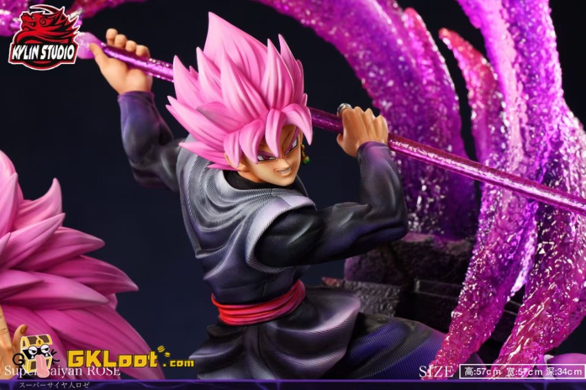 Kylin Studio 1/6 Dragon Ball Super Saiyan Rosé Statue w/ LED - View 2 Kylin Studio 1/6 Dragon Ball Super Saiyan Rosé Statue w/ LED - View 2