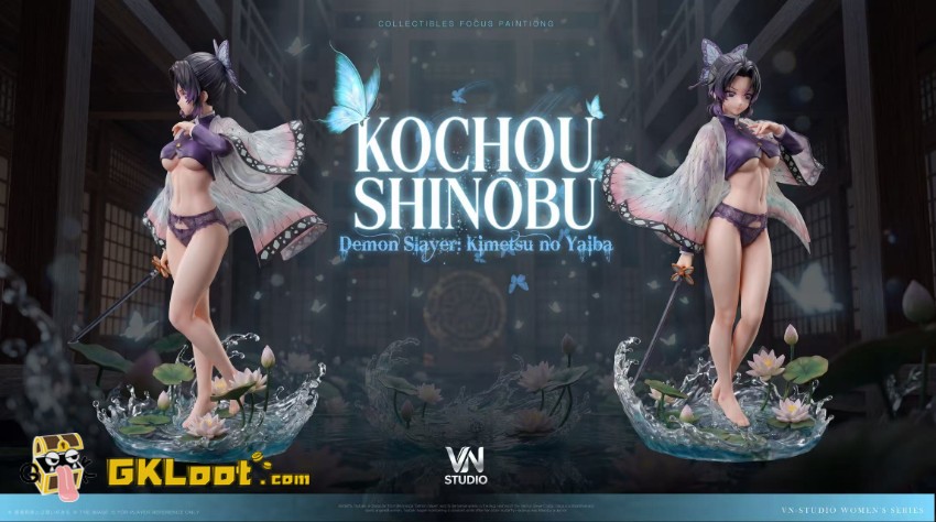 VN Studio 1/6 Demon Slayer Kochou Shinobu Statue - View 6 VN Studio 1/6 Demon Slayer Kochou Shinobu Statue - View 6