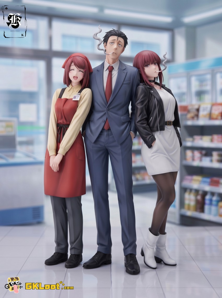 SPK Studio 1/6 Smoking Behind the Supermarket with You Sasaki & Tayama Statue - View 1 SPK Studio 1/6 Smoking Behind the Supermarket with You Sasaki & Tayama Statue - View 1