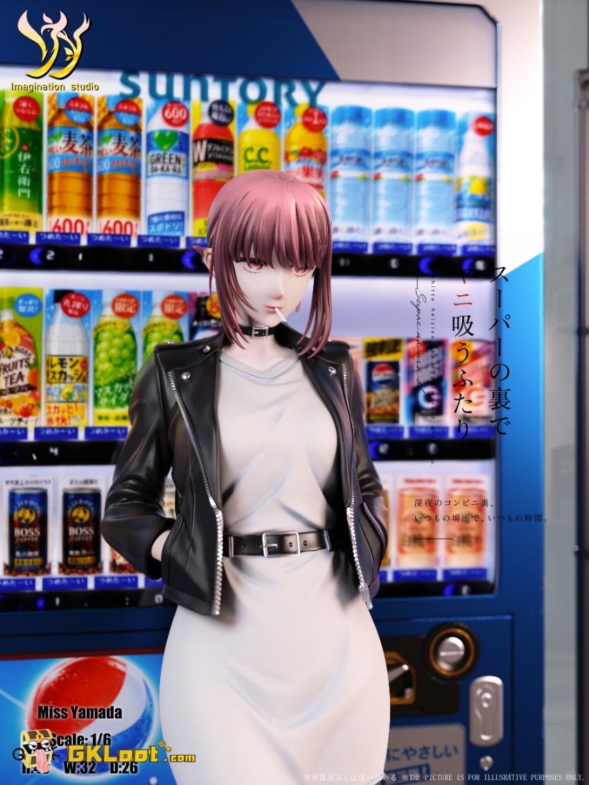 Imagination Studio 1/6 Behind the Supermarket, Smoking with You Yamada Statue - View 4 Imagination Studio 1/6 Behind the Supermarket, Smoking with You Yamada Statue - View 4