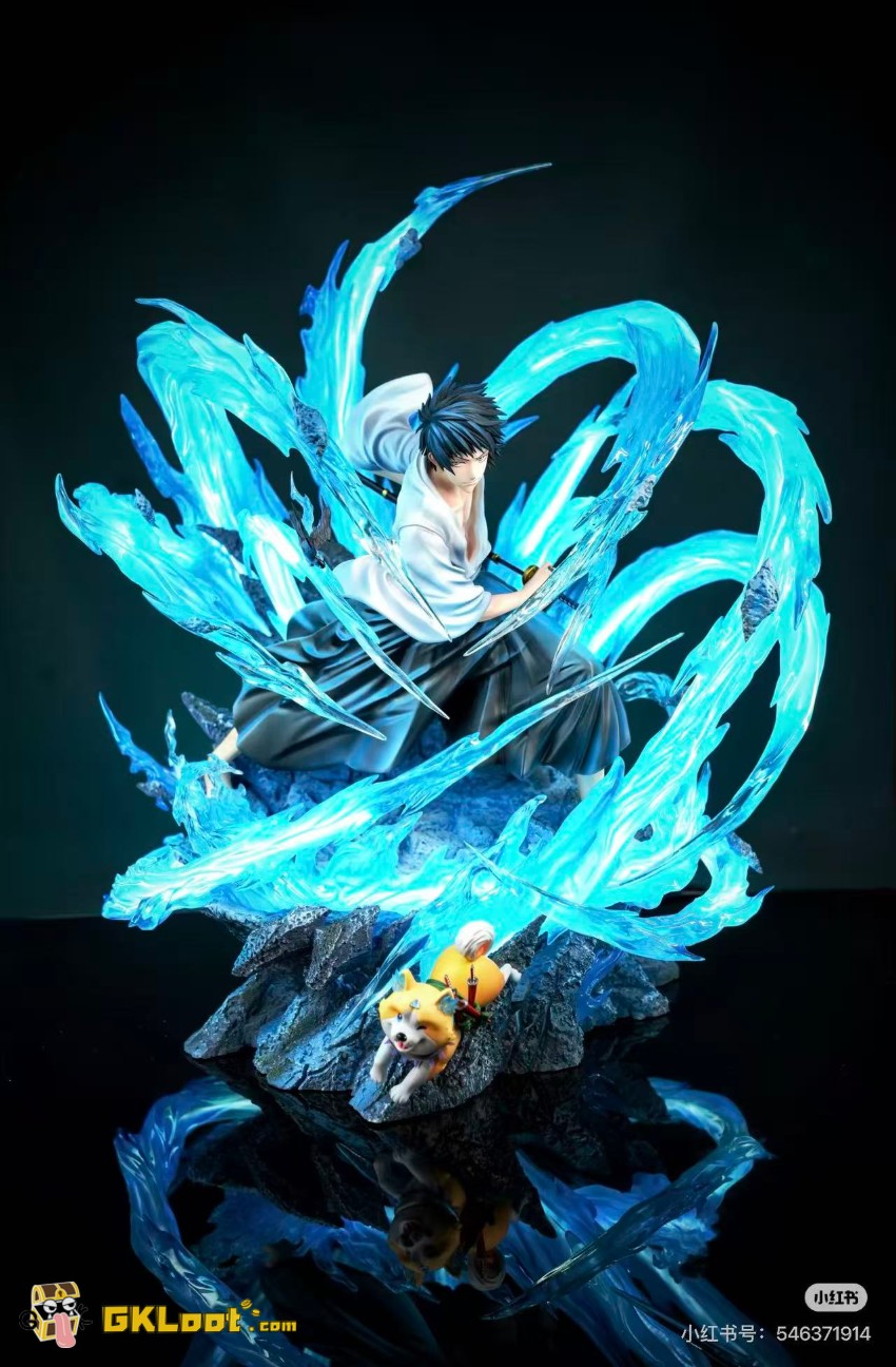 Lue Ying Studio Hitman Reborn Takeshi Yamamoto Statue w/ LED - View 4 Lue Ying Studio Hitman Reborn Takeshi Yamamoto Statue w/ LED - View 4