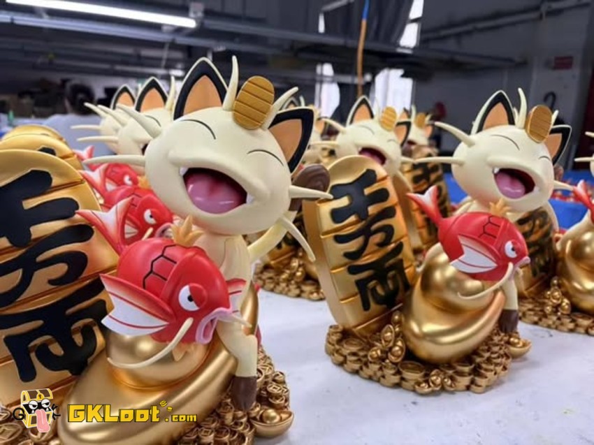 DY Studio Pokémon Meowth Statue - View 2 DY Studio Pokémon Meowth Statue - View 2