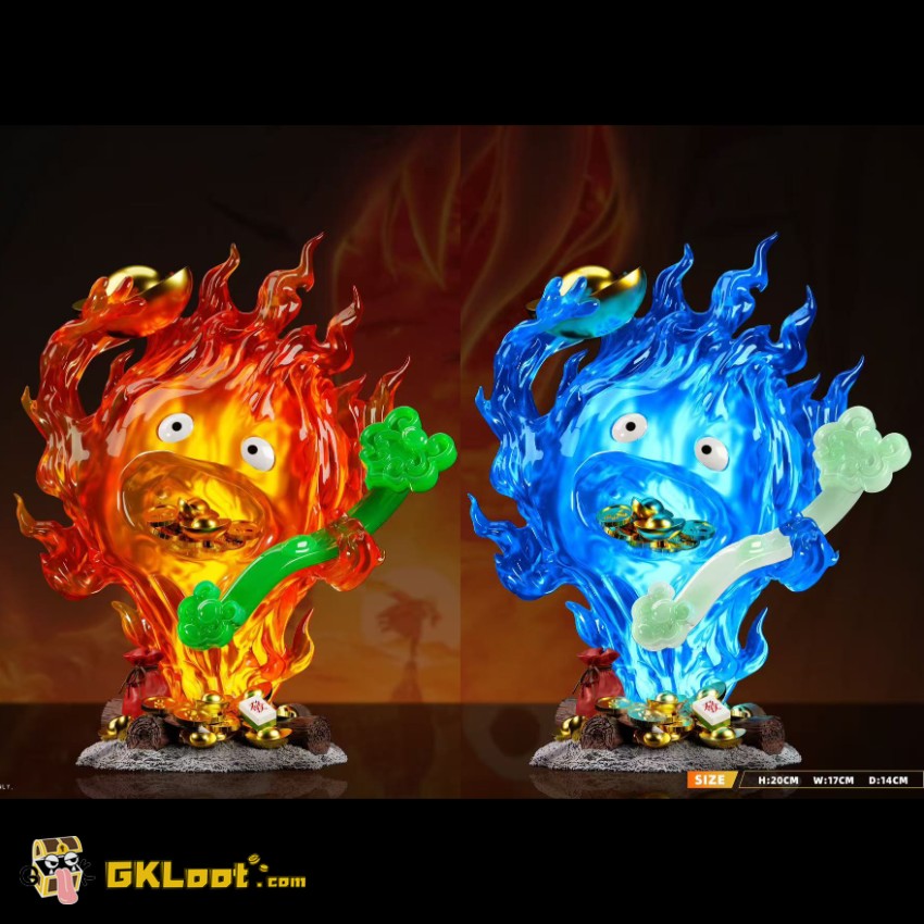 Seven Studio Howl's Moving Castle Calcifer Statue - View 1 Seven Studio Howl's Moving Castle Calcifer Statue - View 1
