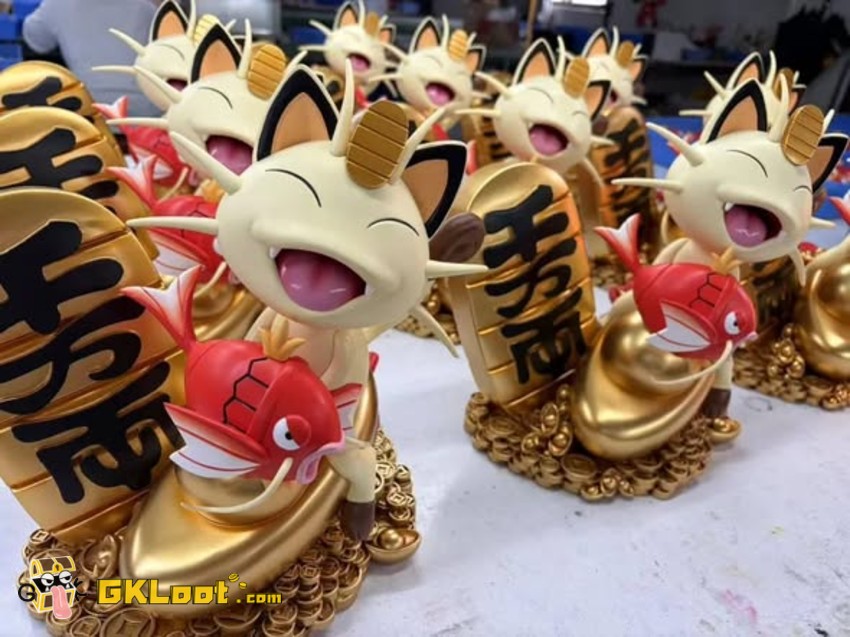 DY Studio Pokémon Meowth Statue - View 3 DY Studio Pokémon Meowth Statue - View 3