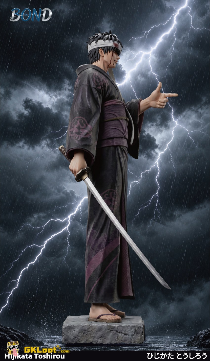 BOND Studio 1/6 Gintama Hijikata Toshirou Statue - View 1 BOND Studio 1/6 Gintama Hijikata Toshirou Statue - View 1