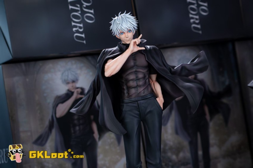 ZanyJoke & FANTASY Studio Jujutsu Kaisen Satoru Gojo Statue w/ LED - View 3 ZanyJoke & FANTASY Studio Jujutsu Kaisen Satoru Gojo Statue w/ LED - View 3
