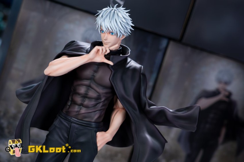 ZanyJoke & FANTASY Studio Jujutsu Kaisen Satoru Gojo Statue w/ LED - View 7 ZanyJoke & FANTASY Studio Jujutsu Kaisen Satoru Gojo Statue w/ LED - View 7