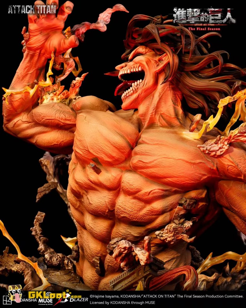 Blazer Studio Attack on Titan Eren Jaeger Bust Statue - View 13 Blazer Studio Attack on Titan Eren Jaeger Bust Statue - View 13