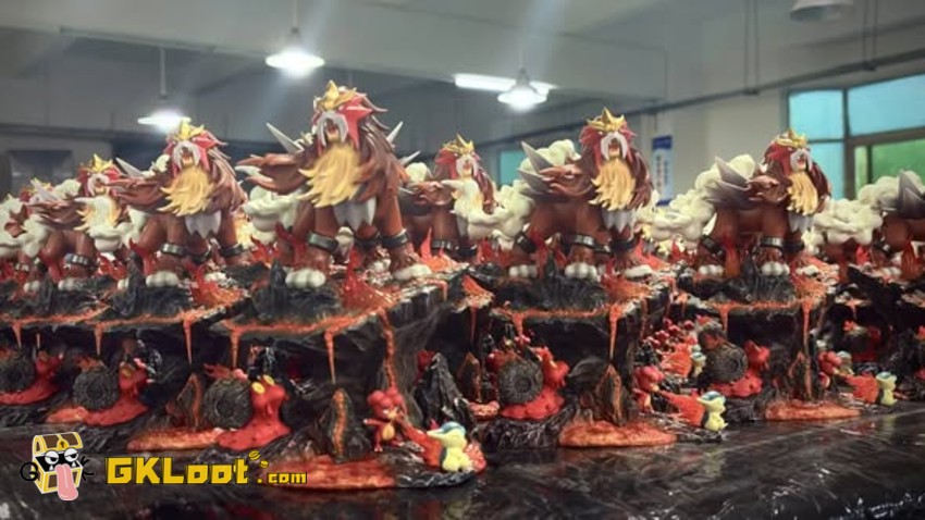 Smile Studio 1/20 Pokémon Entei Statue - View 1 Smile Studio 1/20 Pokémon Entei Statue - View 1