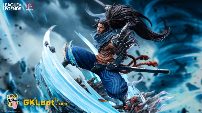 Jimei Palace Studio League of Legends Yasuo Statue w/ LED - View 3 Jimei Palace Studio League of Legends Yasuo Statue w/ LED - View 3