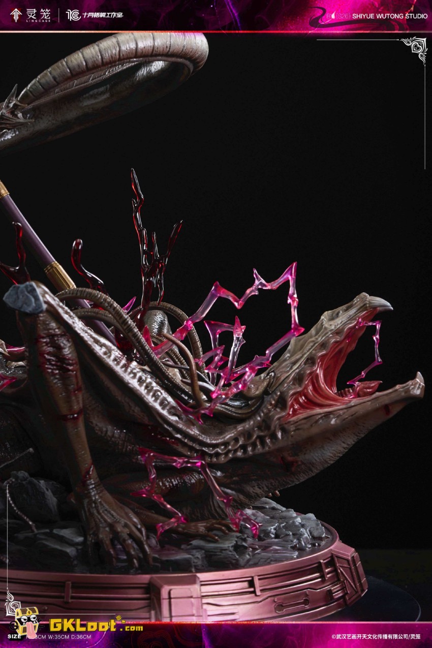 Shi Yue Wu Tong Studio 1/4 Incarnation Licensed Ulan Maiduo Statue - View 8 Shi Yue Wu Tong Studio 1/4 Incarnation Licensed Ulan Maiduo Statue - View 8