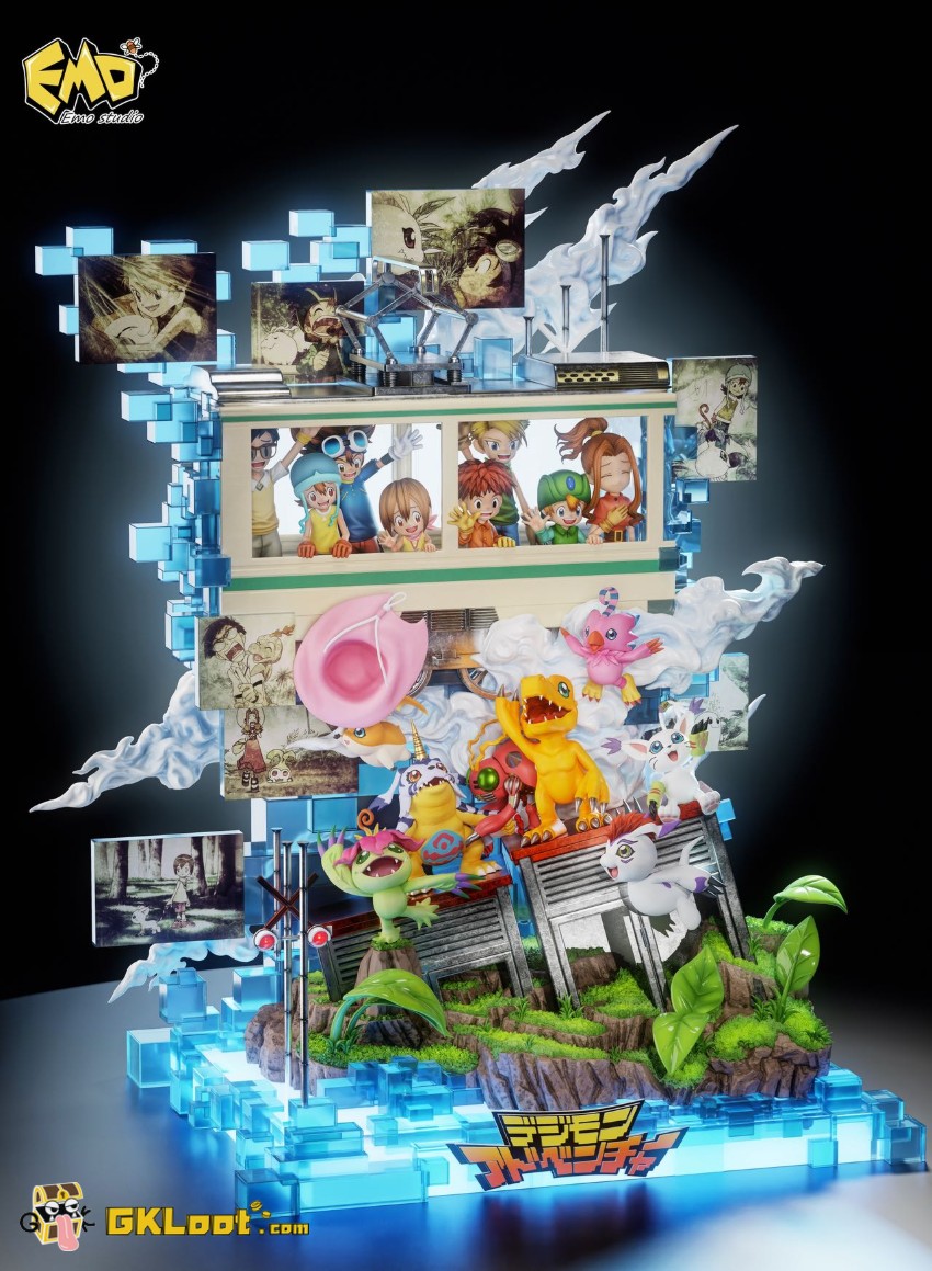 EMO Studio Digimon Chosen Child Statue w/ LED - View 2 EMO Studio Digimon Chosen Child Statue w/ LED - View 2