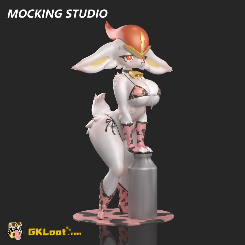 Mocking & YUIO Studio Pokémon Cinderace Statue - View 3 Mocking & YUIO Studio Pokémon Cinderace Statue - View 3