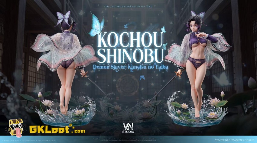 VN Studio 1/6 Demon Slayer Kochou Shinobu Statue - View 5 VN Studio 1/6 Demon Slayer Kochou Shinobu Statue - View 5