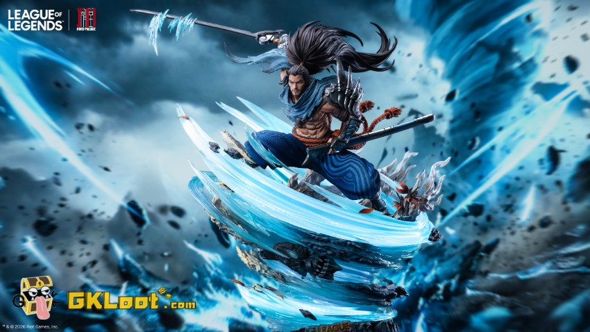 Jimei Palace Studio League of Legends Yasuo Statue w/ LED - View 8 Jimei Palace Studio League of Legends Yasuo Statue w/ LED - View 8