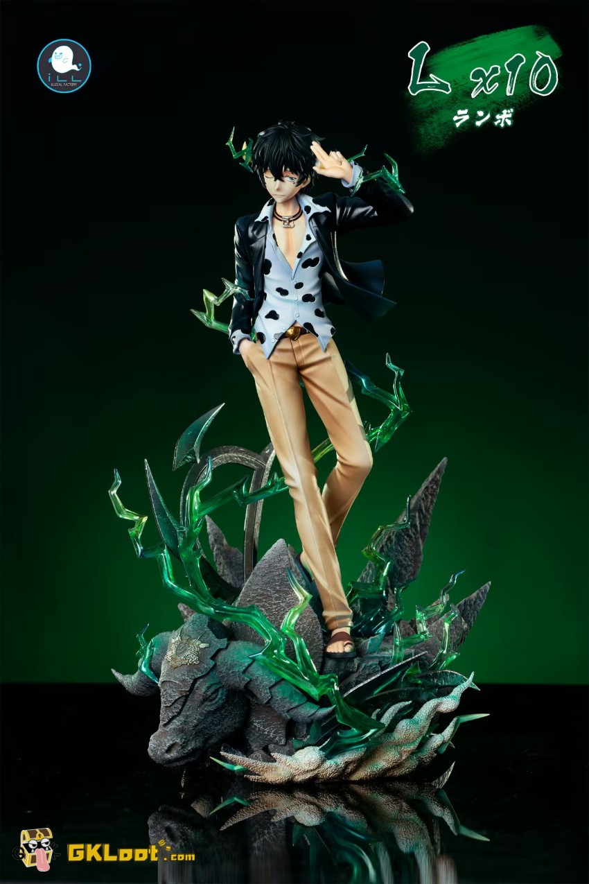 ILLegal Factory Studio Katekyo Hitman Reborn Ryohei Sasagawa & Lambo Statue - View 4 ILLegal Factory Studio Katekyo Hitman Reborn Ryohei Sasagawa & Lambo Statue - View 4