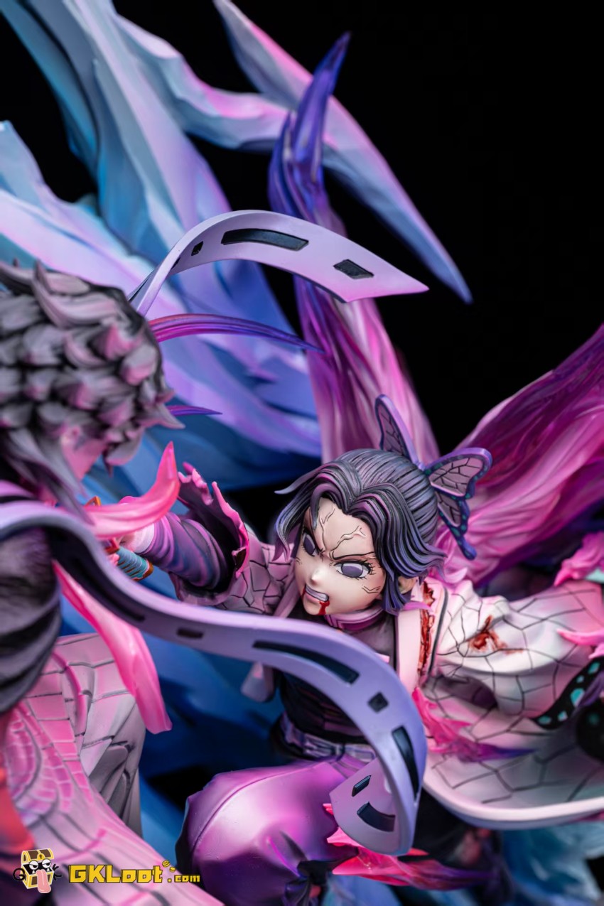 Lei Hao Ke Yu Studio 1/5 Demon Slayer Kochou Shinobu & Doma Statue - View 8 Lei Hao Ke Yu Studio 1/5 Demon Slayer Kochou Shinobu & Doma Statue - View 8