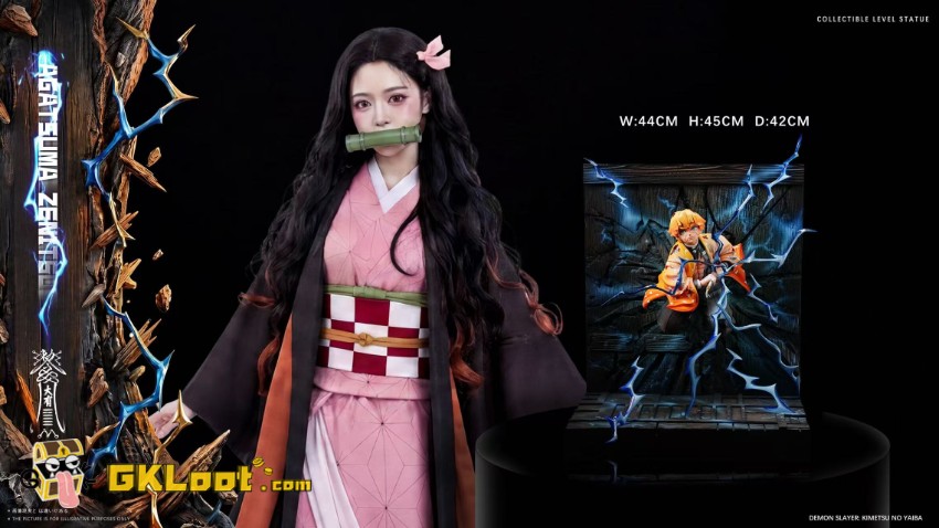 Da You Studio 1/6 Demon Slayer Zenitsu Agatsuma Statue - View 6 Da You Studio 1/6 Demon Slayer Zenitsu Agatsuma Statue - View 6