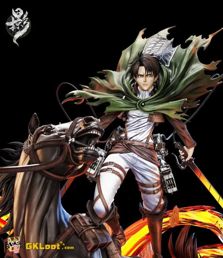 Lue Ying Studio Attack on Titan Levi Ackerman Statue w/ LED - View 8 Lue Ying Studio Attack on Titan Levi Ackerman Statue w/ LED - View 8