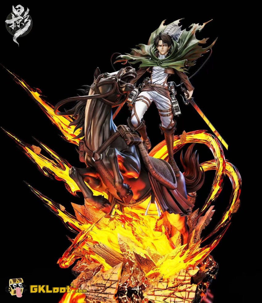Lue Ying Studio Attack on Titan Levi Ackerman Statue w/ LED - View 6 Lue Ying Studio Attack on Titan Levi Ackerman Statue w/ LED - View 6