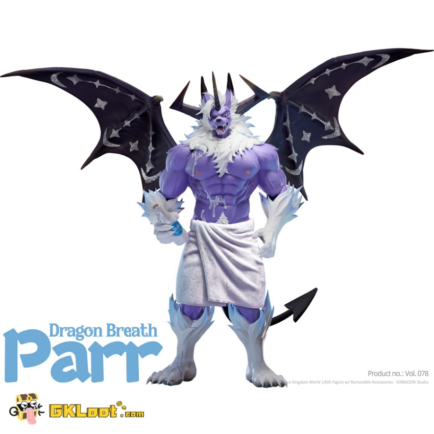 Shibadon Studio Roco Kingdom Dragon Breath Parr Statue - View 1 Shibadon Studio Roco Kingdom Dragon Breath Parr Statue - View 1