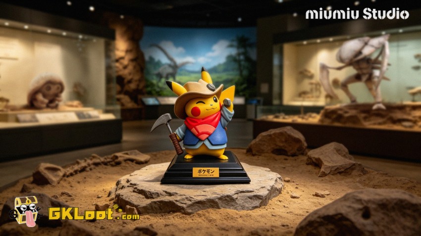 Miumiu Studio 1/10 Pokémon Pikachu Statue - View 1 Miumiu Studio 1/10 Pokémon Pikachu Statue - View 1