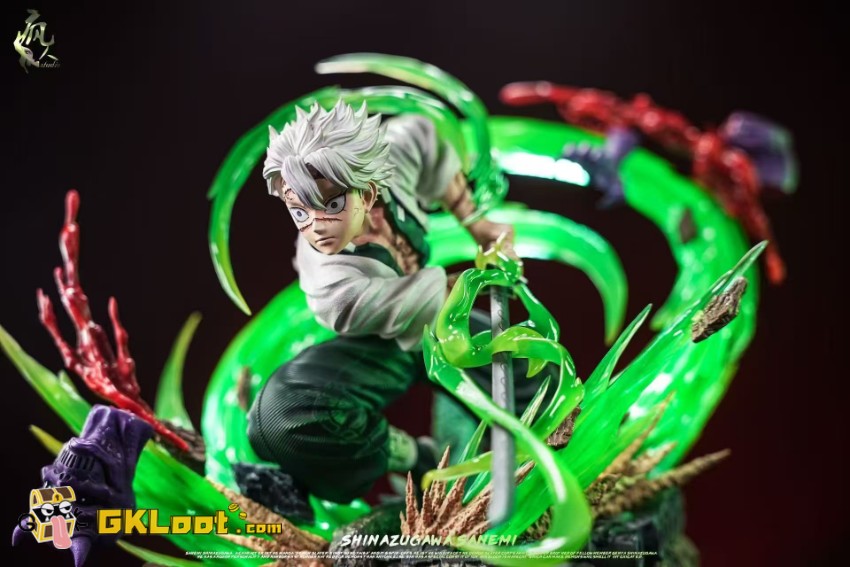 Madman Studio 1/6 Demon Slayer: Kimetsu no Yaiba - Sanemi Shinazugawa Statue w/ LED - View 4 Madman Studio 1/6 Demon Slayer: Kimetsu no Yaiba - Sanemi Shinazugawa Statue w/ LED - View 4