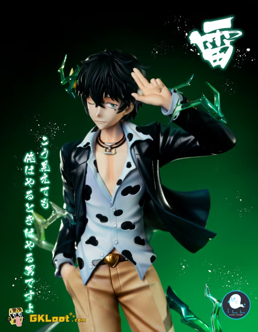 ILLegal Factory Studio Katekyo Hitman Reborn Ryohei Sasagawa & Lambo Statue - View 2 ILLegal Factory Studio Katekyo Hitman Reborn Ryohei Sasagawa & Lambo Statue - View 2