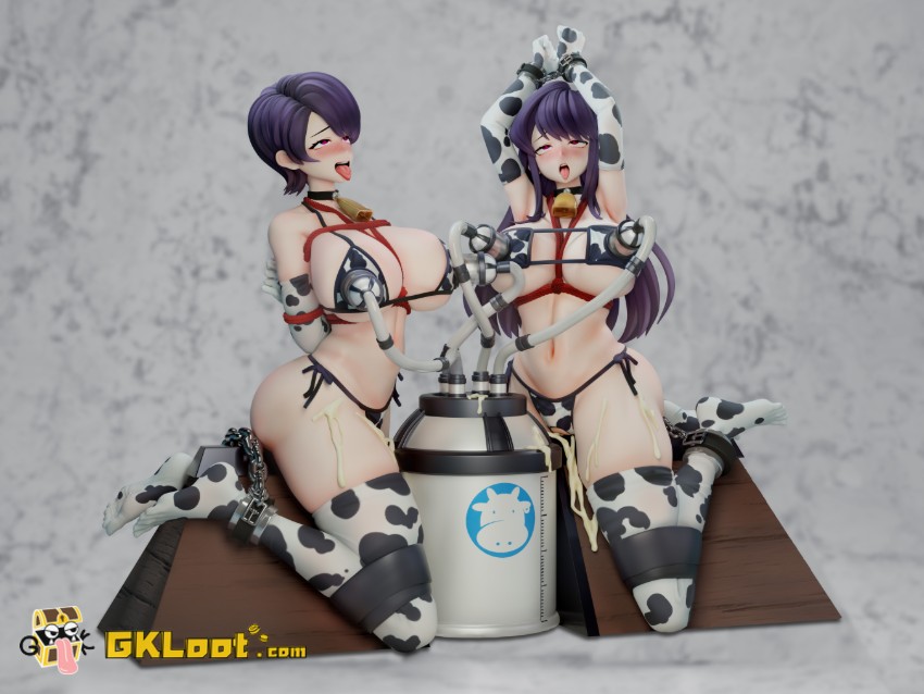 Meat Studio Komi Can't Communicate Komi Shuuko & Komi Shouko Statue - View 6 Meat Studio Komi Can't Communicate Komi Shuuko & Komi Shouko Statue - View 6