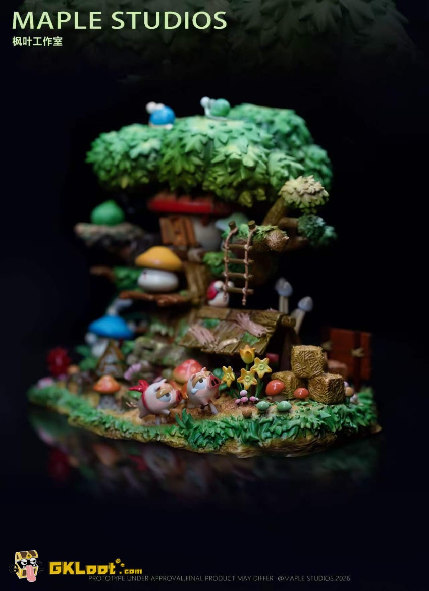 Maple Studio MapleStory Henesys Statue - View 4 Maple Studio MapleStory Henesys Statue - View 4
