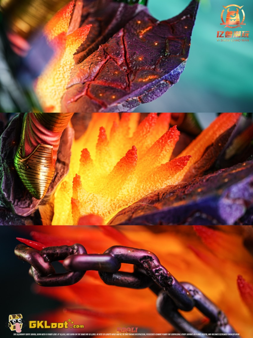 Yi Shou Studio Dragon Ball Broly Statue w/ LED - View 8 Yi Shou Studio Dragon Ball Broly Statue w/ LED - View 8