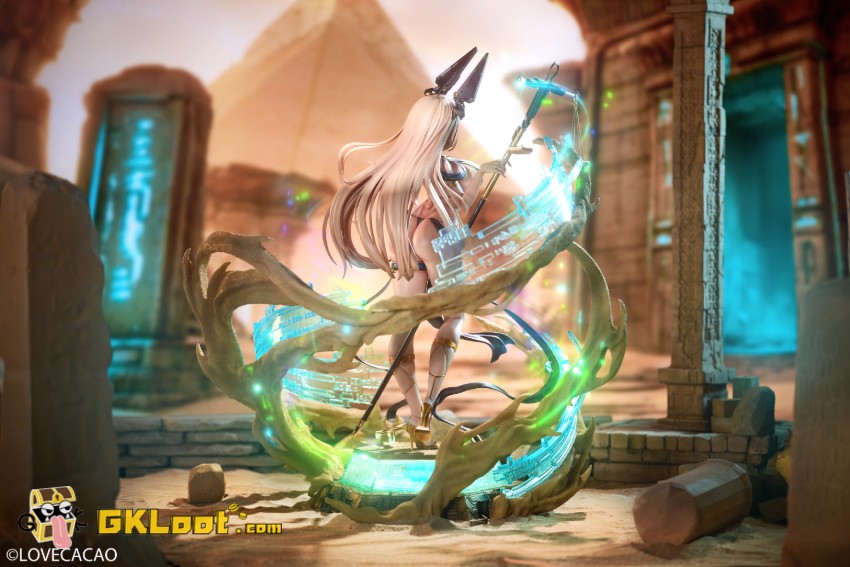 Skin & Hobbysakura Studio 1/4 Original Pharaoh Girl Statue w/ LED - View 3 Skin & Hobbysakura Studio 1/4 Original Pharaoh Girl Statue w/ LED - View 3