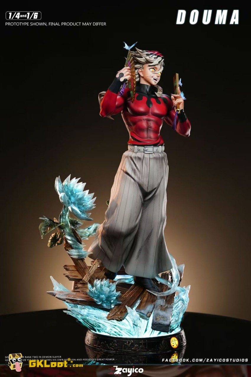 Zayico Studio Demon Slayer Douma Statue w/ LED - View 4 Zayico Studio Demon Slayer Douma Statue w/ LED - View 4