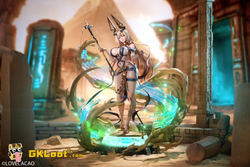 Skin & Hobbysakura Studio 1/4 Original Pharaoh Girl Statue w/ LED - View 1 Skin & Hobbysakura Studio 1/4 Original Pharaoh Girl Statue w/ LED - View 1