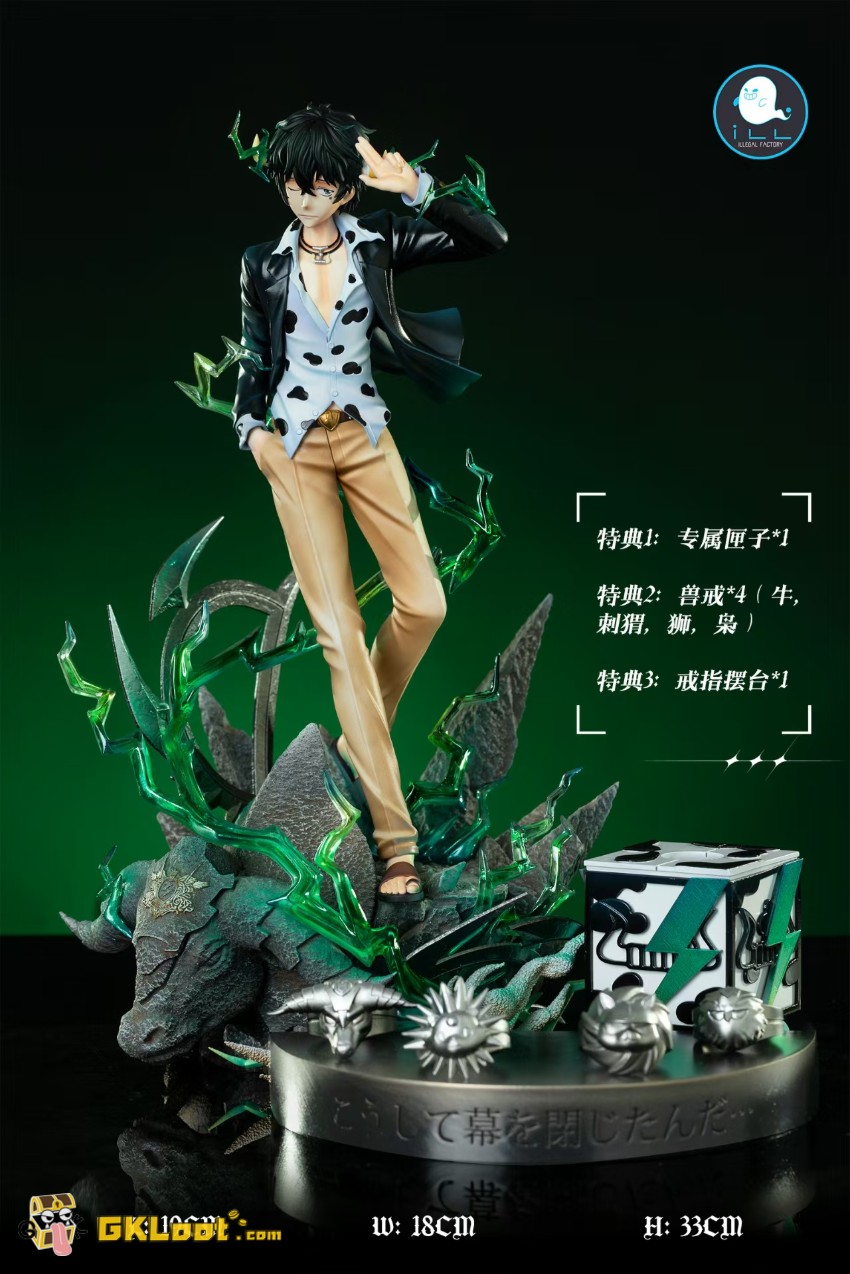ILLegal Factory Studio Katekyo Hitman Reborn Ryohei Sasagawa & Lambo Statue - View 5 ILLegal Factory Studio Katekyo Hitman Reborn Ryohei Sasagawa & Lambo Statue - View 5