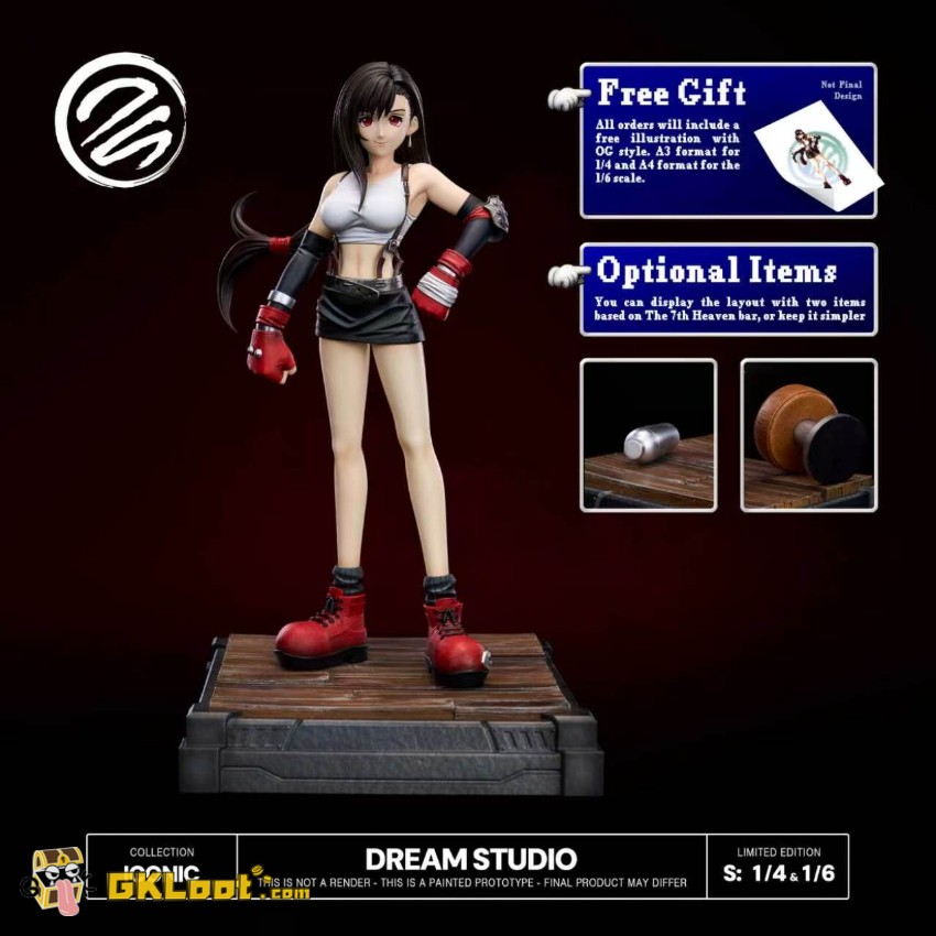 Dream Studio Final Fantasy Tifa Lockhart Statue - View 11 Dream Studio Final Fantasy Tifa Lockhart Statue - View 11